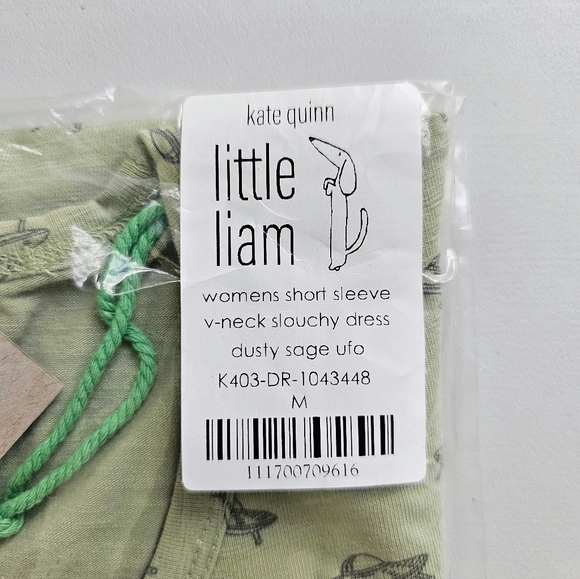 NWT Kate Quinn Little Liam Dusty Sage UFO Dress - Picture 9 of 10